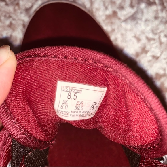 Burgundy | Vans | Women’s | 8.5 | EUC - Picture 10 of 10